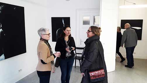 Vernissage Pixel und Pigmente Sabine Rudolph 2019